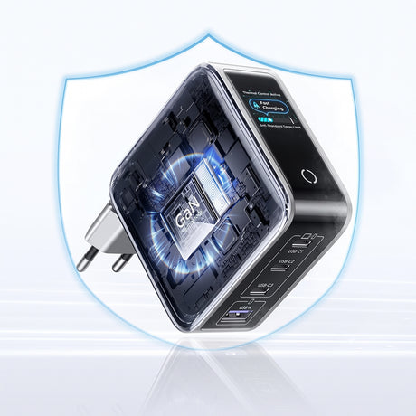 Incarcator Ugreen (95942B), 3x Type-C + USB, 100W GaN, Fast Charge, Argintiu