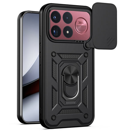 Husă Techsuit CamShield Series neagră pentru Xiaomi Poco F9 Ultra