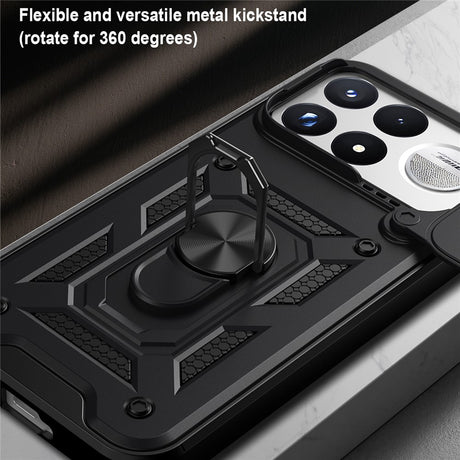 Husă Techsuit CamShield Series neagră pentru Xiaomi Poco F9 Ultra