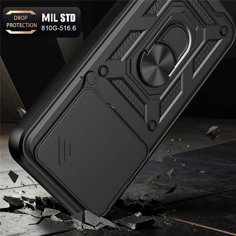 Husă Techsuit CamShield Series pentru Xiaomi Poco F9 Pro, neagră