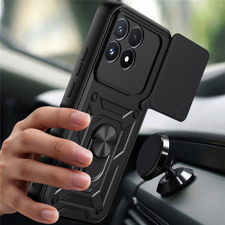 Husă Techsuit CamShield Series pentru Xiaomi Poco F9 Pro, neagră