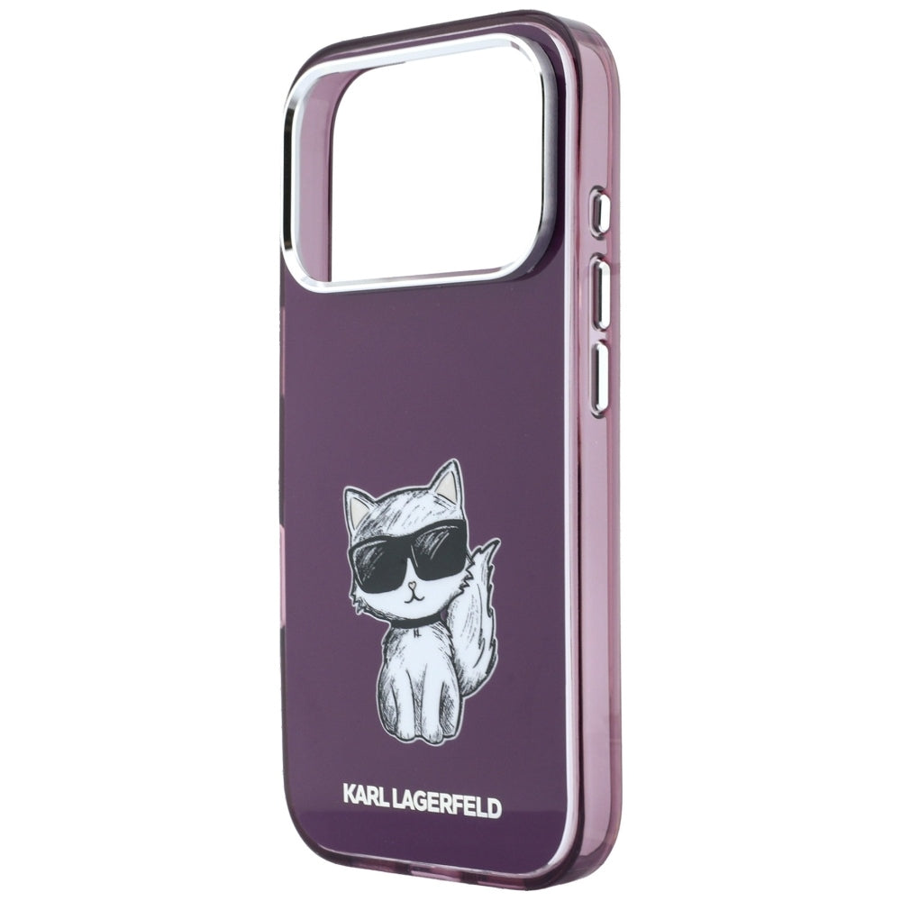 Husa de protectie Karl Lagerfeld compatibil cu iPhone 17 Pro Max / iPhone 18 Pro Max, Bordo