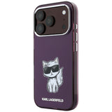 Husa de protectie Karl Lagerfeld compatibil cu iPhone 17 Pro Max / iPhone 18 Pro Max, Bordo