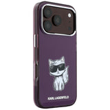 Husa de protectie Karl Lagerfeld compatibil cu iPhone 17 Pro Max / iPhone 18 Pro Max, Bordo