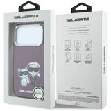 Husa de protectie Karl Lagerfeld compatibil cu iPhone 17 Pro Max / iPhone 18 Pro Max, Bordo