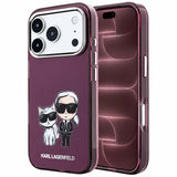 Husa de protectie Karl Lagerfeld compatibil cu iPhone 17 Pro Max / iPhone 18 Pro Max, Bordo