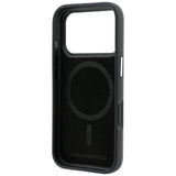 Husa de protectie Karl Lagerfeld compatibil cu iPhone 17 Pro Max / iPhone 18 Pro Max, Roșu Burgundy