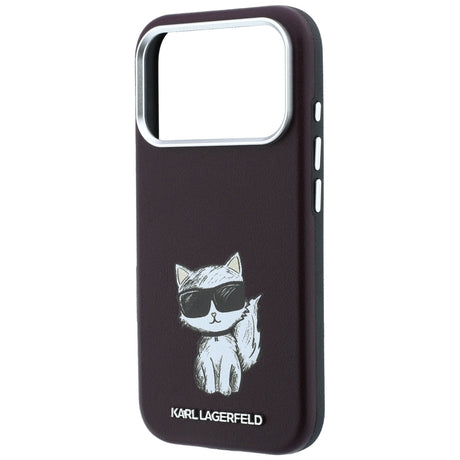 Husa de protectie Karl Lagerfeld compatibil cu iPhone 18 Pro Max / iPhone 17 Pro Max, Bordo
