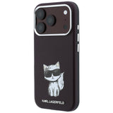 Husa de protectie Karl Lagerfeld compatibil cu iPhone 18 Pro Max / iPhone 17 Pro Max, Bordo
