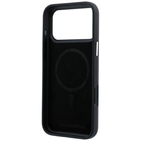 Husa de protectie Karl Lagerfeld compatibil cu iPhone 18 Pro / iPhone 17 Pro, Bordo