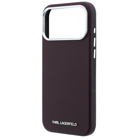 Husa de protectie Karl Lagerfeld compatibil cu iPhone 18 Pro / iPhone 17 Pro, Bordo