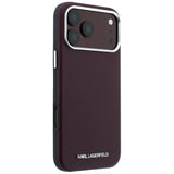 Husa de protectie Karl Lagerfeld compatibil cu iPhone 18 Pro / iPhone 17 Pro, Bordo