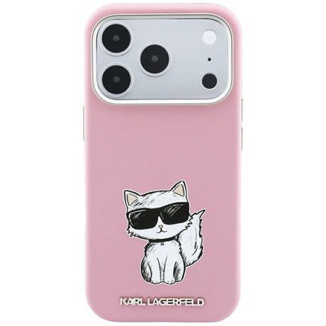 Husa de protectie Karl Lagerfeld compatibil cu iPhone 17 Pro Max / iPhone 18 Pro Max, Roz
