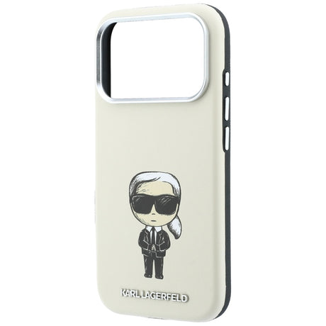Husa de protectie Karl Lagerfeld compatibil cu iPhone 18 Pro Max / iPhone 17 Pro Max, Bej