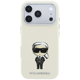 Husa de protectie Karl Lagerfeld compatibil cu iPhone 18 Pro Max / iPhone 17 Pro Max, Bej