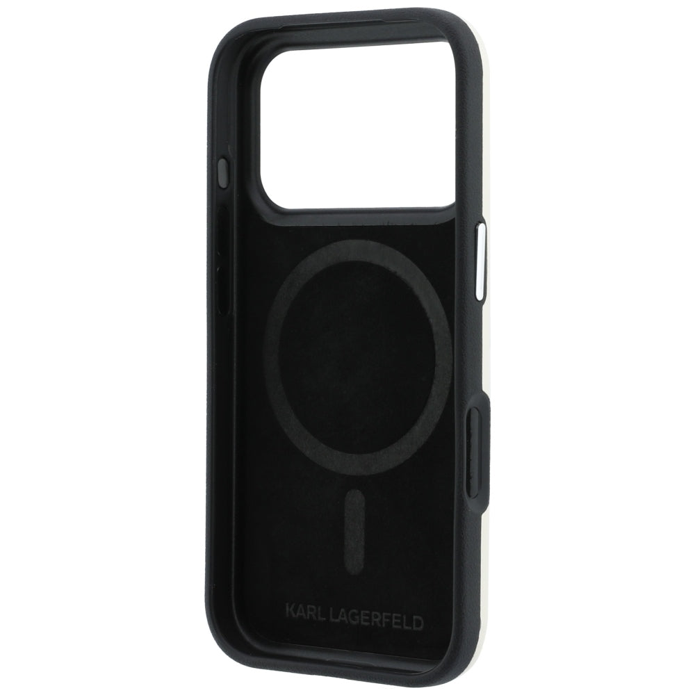 Husa de protectie Karl Lagerfeld compatibil cu iPhone 18 Pro Max / iPhone 17 Pro Max, Bej