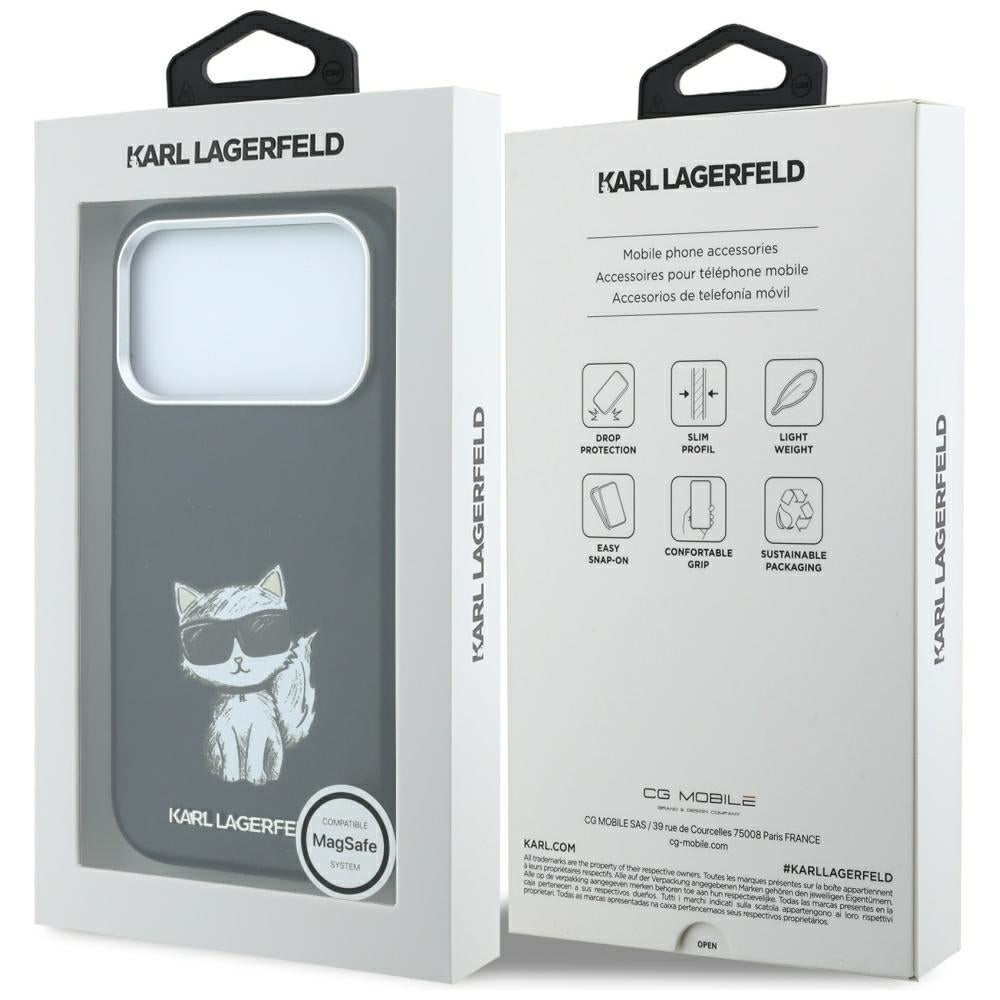 Husa de protectie Karl Lagerfeld compatibil cu iPhone 18 Pro Max / iPhone 17 Pro Max, Negru