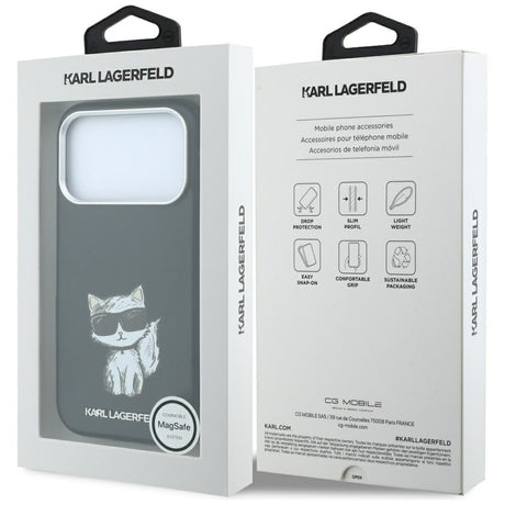 Husa de protectie Karl Lagerfeld compatibil cu iPhone 18 Pro Max / iPhone 17 Pro Max, Negru