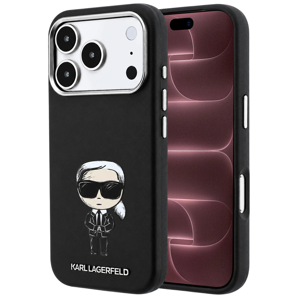 Husa de protectie Karl Lagerfeld compatibil cu iPhone 18 Pro Max / iPhone 17 Pro Max, Negru