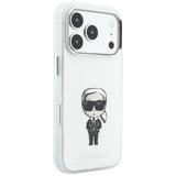 Husa de protectie Karl Lagerfeld compatibil cu iPhone 17 Pro Max / iPhone 18 Pro Max, Bej