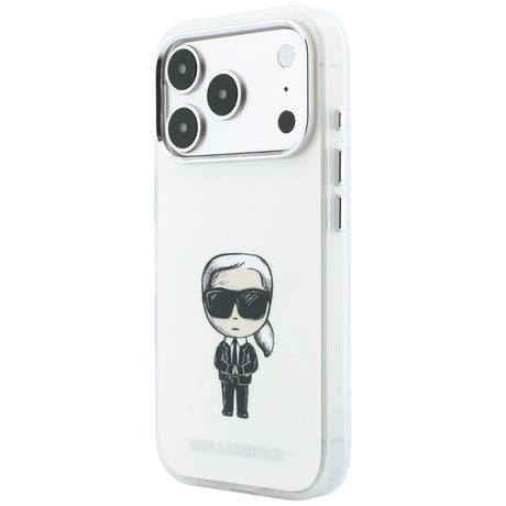 Husa de protectie Karl Lagerfeld compatibil cu iPhone 17 Pro Max / iPhone 18 Pro Max, Bej