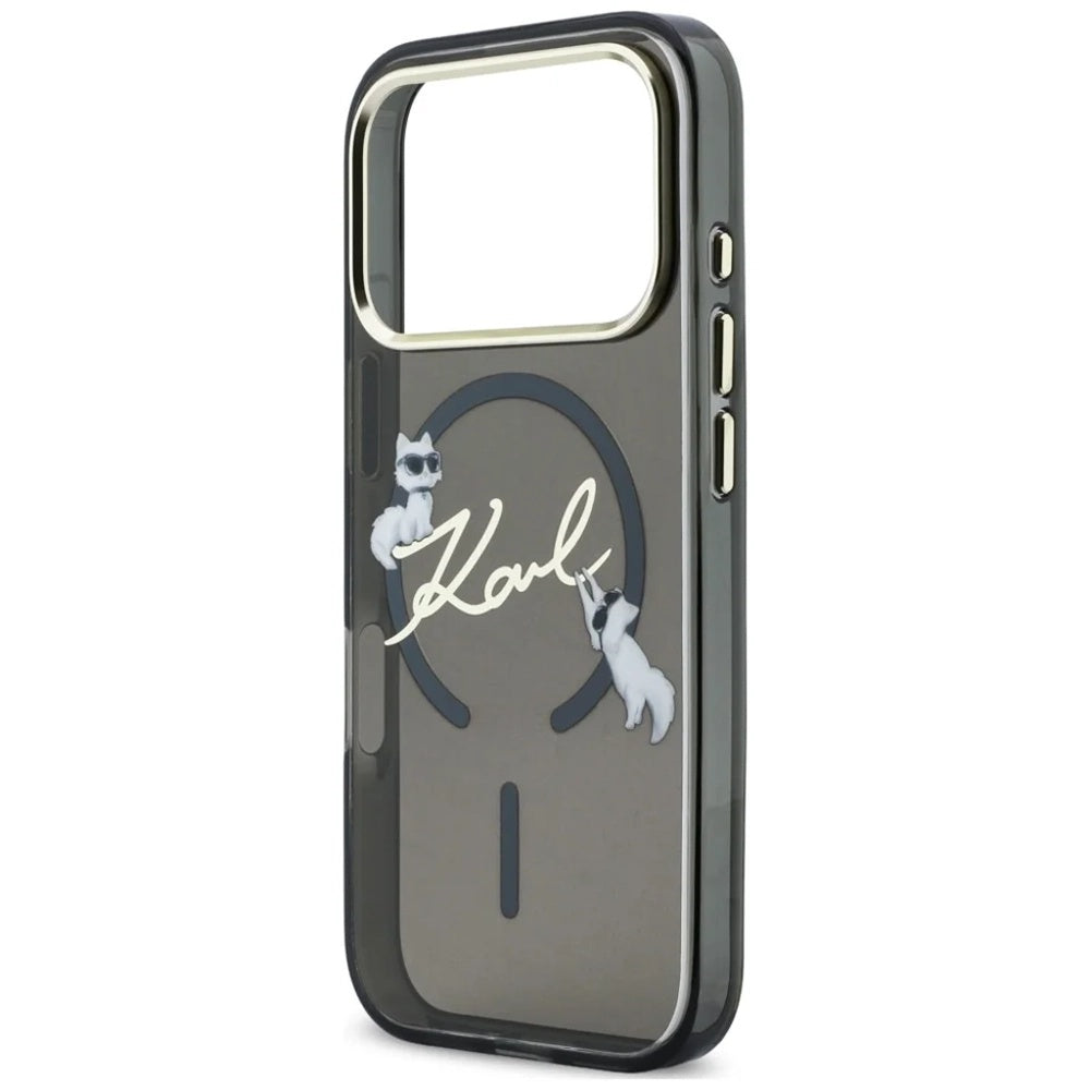 Husa de protectie Karl Lagerfeld compatibil cu iPhone 17 Pro Max / iPhone 18 Pro Max, Negru