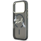 Husa de protectie Karl Lagerfeld compatibil cu iPhone 17 Pro Max / iPhone 18 Pro Max, Negru