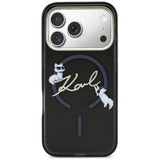 Husa de protectie Karl Lagerfeld compatibil cu iPhone 17 Pro Max / iPhone 18 Pro Max, Negru