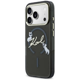 Husa de protectie Karl Lagerfeld compatibil cu iPhone 17 Pro Max / iPhone 18 Pro Max, Negru