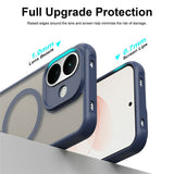 Husa de protectie Techsuit HaloFrost II MagSafe compatibil cu Xiaomi Redmi Note 17 Pro 5G, Albastru