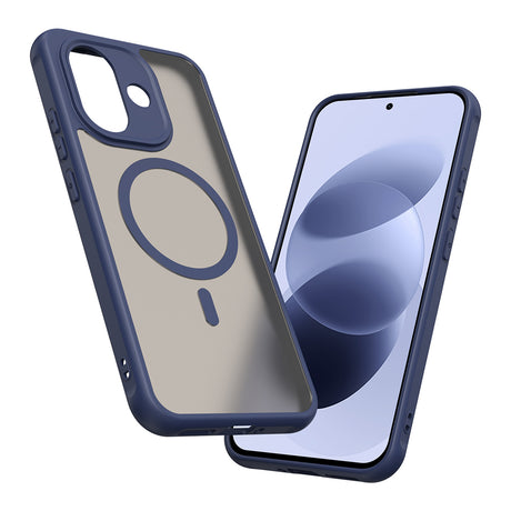 Husa de protectie Techsuit HaloFrost II cu inel magnetic compatibil cu Xiaomi Redmi Note 17 4G / Redmi Note 17 5G, Bleumarin