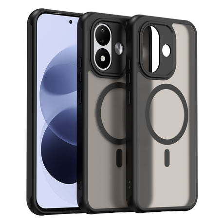 Husa de protectie Techsuit HaloFrost II cu inel magnetic compatibil cu Xiaomi Redmi Note 17 4G / Redmi Note 17 5G, Negru