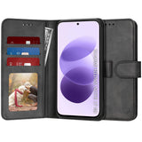 Husa de protectie Techsuit Diary Book compatibil cu Xiaomi Redmi Note 17 4G / Redmi Note 17 5G, Negru