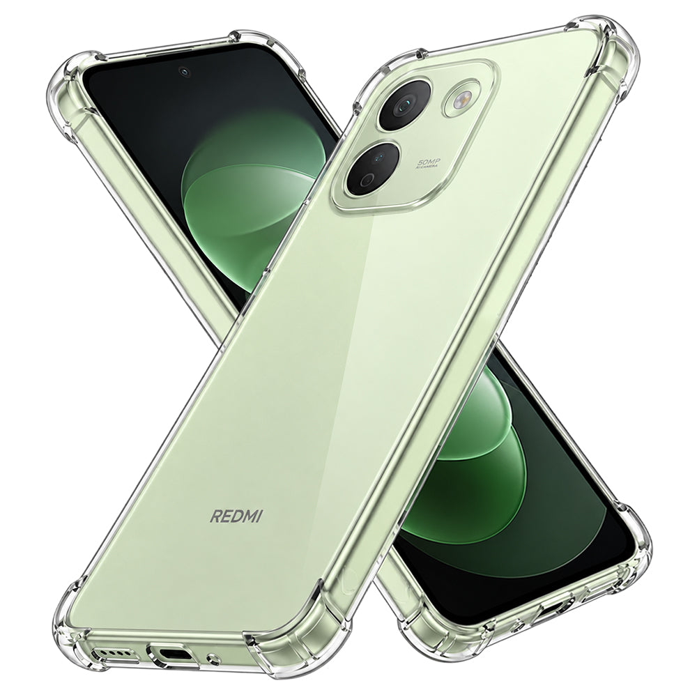 Husa de protectie Techsuit Shockproof Clear Silicone compatibil cu Xiaomi Redmi Note 17 Pro Max, Transparent