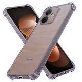 Husa de protectie Techsuit Shockproof Clear Silicone compatibil cu Xiaomi Redmi Note 17 Pro 5G, Negru Fumuriu