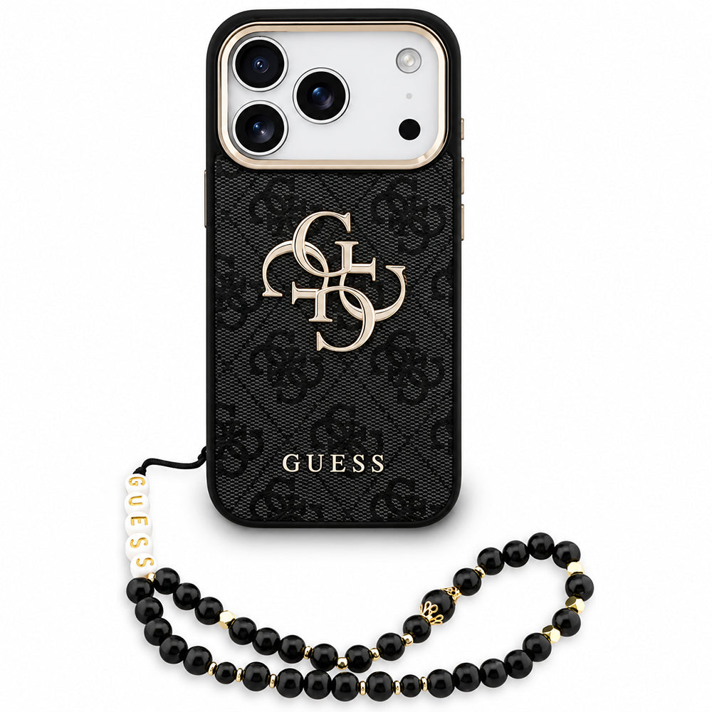 Husa de protectie Guess compatibil cu iPhone 18 Pro / iPhone 17 Pro, Negru