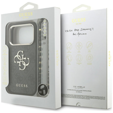 Husa de protectie Guess compatibil cu iPhone 17 Pro Max / iPhone 18 Pro Max, Negru