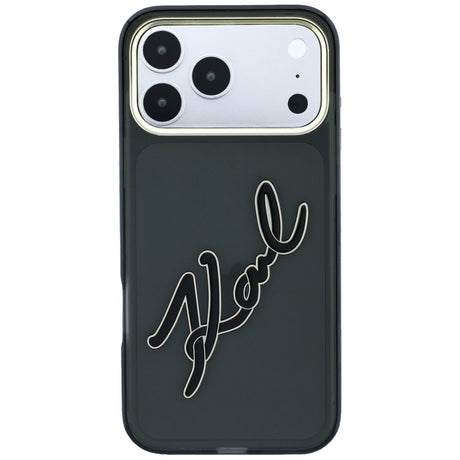 Husa de protectie Karl Lagerfeld compatibil cu iPhone 17 Pro / iPhone 18 Pro, Negru