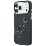 Husa de protectie Karl Lagerfeld compatibil cu iPhone 17 Pro Max / iPhone 18 Pro Max, Negru