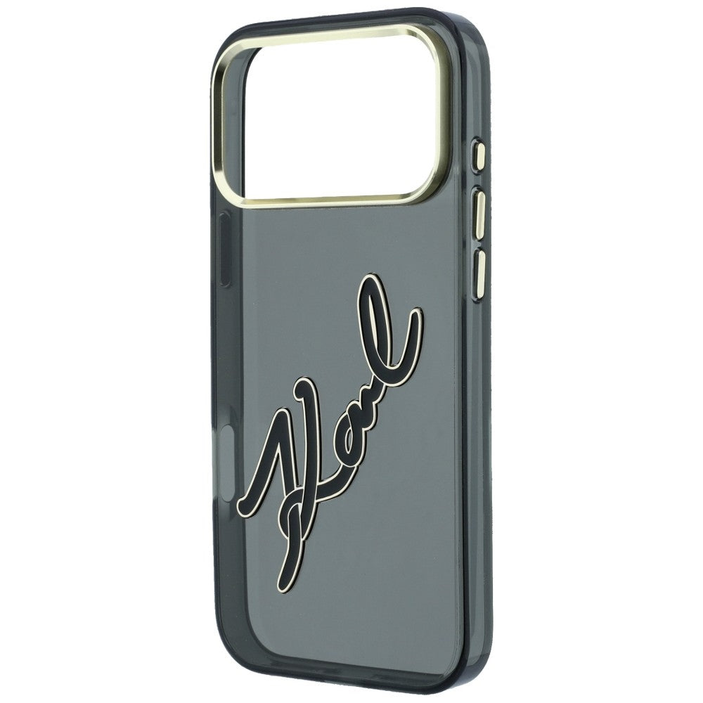 Husa de protectie Karl Lagerfeld compatibil cu iPhone 17 Pro Max / iPhone 18 Pro Max, Negru