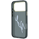 Husa de protectie Karl Lagerfeld compatibil cu iPhone 17 Pro Max / iPhone 18 Pro Max, Negru