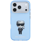 Husa de protectie Karl Lagerfeld compatibil cu iPhone 17 Pro Max / iPhone 18 Pro Max, Albastru