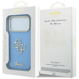 Husa de protectie Guess IML 4G compatibil cu iPhone 18 Pro Max / iPhone 17 Pro Max, Albastru