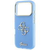 Husa de protectie Guess IML 4G compatibil cu iPhone 18 Pro Max / iPhone 17 Pro Max, Albastru