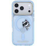 Husa de protectie Karl Lagerfeld compatibil cu iPhone 18 Pro / iPhone 17 Pro, Albastru