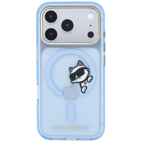 Husa de protectie Karl Lagerfeld compatibil cu iPhone 18 Pro / iPhone 17 Pro, Albastru