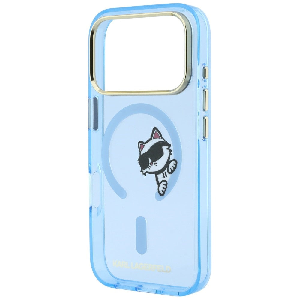 Husa de protectie Karl Lagerfeld compatibil cu iPhone 18 Pro / iPhone 17 Pro, Albastru