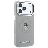 Husa de protectie Karl Lagerfeld compatibil cu iPhone 18 Pro Max / iPhone 17 Pro Max, Gri