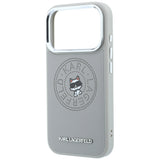 Husa de protectie Karl Lagerfeld compatibil cu iPhone 18 Pro Max / iPhone 17 Pro Max, Gri