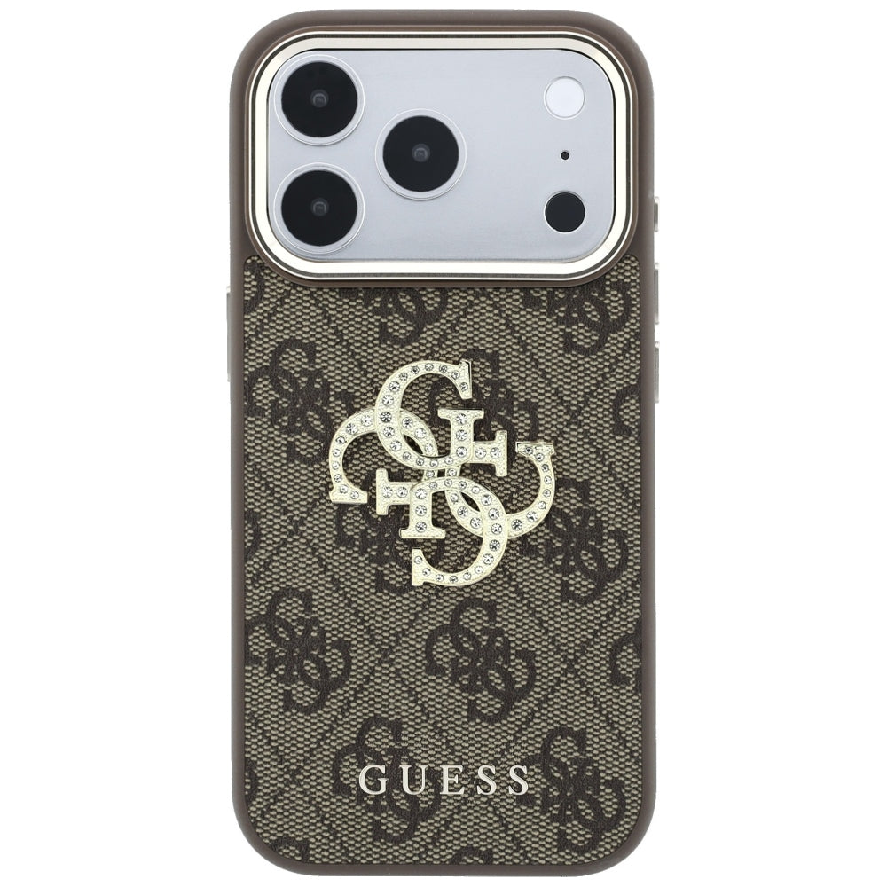 Husa de protectie Guess compatibil cu iPhone 17 Pro / iPhone 18 Pro, Maro